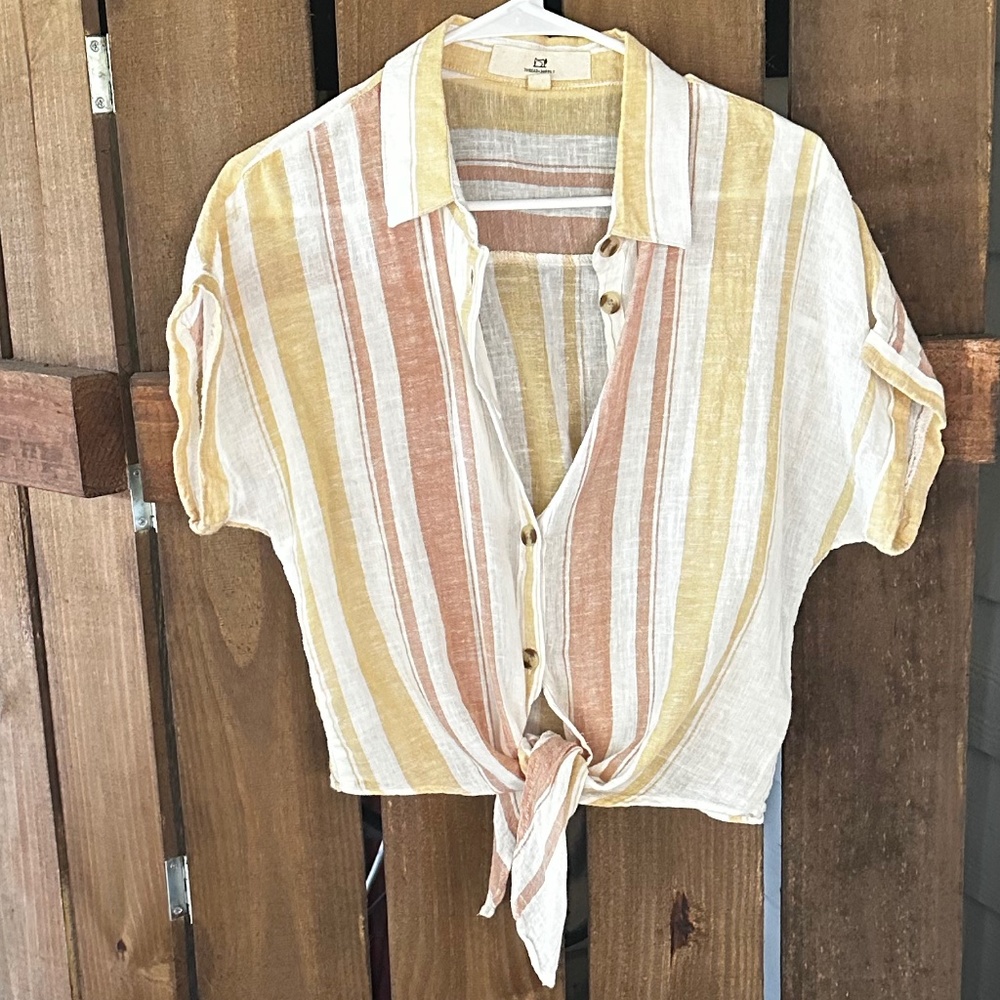 Blouse - Medium Front Tie Top